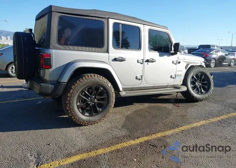 2021 Jeep Wrangler 4Xe Unlimited Sahara 4X4 из США, поврежденный, VIN 1C4JJXP65MW716657